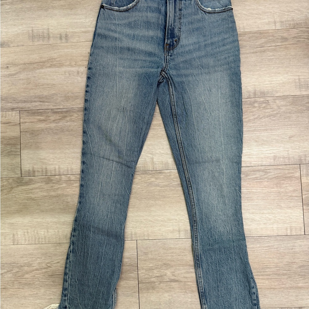 Abercrombie & Fitch Blue skinny high rise jeans - Picture 2 of 4